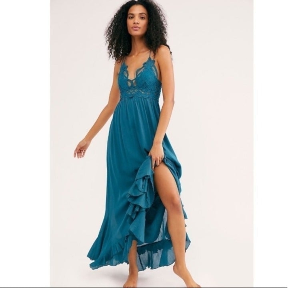 Free People Adella Maxi Slip Dress